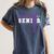 Tennis Senior Night Tennis Senior 2025 Graduation 43 Women's Comfort Colors T-Shirt Denim