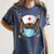 Tiger Nurse RN ER Nursing School Graduation Women's Comfort Colors T-Shirt Denim