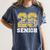 Twenty 2026 Class Of 26 Seniors Back To School Graduation Women's Comfort Colors T-Shirt Denim