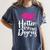 Two Degrees Hotter Graduation 2025 Diploma College Masters Women's Comfort Colors T-Shirt Denim