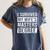 Wife Graduation I Survived My Wife's Master Degree Women's Comfort Colors T-Shirt Denim