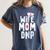 Wife Mom DNP Doctor Of Nursing Practice Graduation Women's Comfort Colors T-Shirt Denim