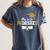 My Wife Phinished PhD Graduation Family Matching Women's Comfort Colors T-Shirt Denim