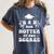 Women's Groovy Nurse BSN Now Hotter By One Degree Graduation BSN RN Women's Comfort Colors T-Shirt Denim