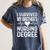 Women's I Survived My Brother's Nursing Degree School Graduation Women's Comfort Colors T-Shirt Denim