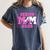 Wrestling Senior Mom Wrestling Senior 2026 Graduation Women's Comfort Colors T-Shirt Denim