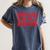 Wrestling Senior Night Wrestling Senior 2025 Graduation 7 Women's Comfort Colors T-Shirt Denim
