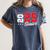Wrestling Senior Night Wrestling Senior 2025 Graduation 75 Women's Comfort Colors T-Shirt Denim