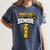 Wrestling Senior Night Senior 2026 Faith Cross Graduation Women's Comfort Colors T-Shirt Denim