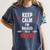 Xmas Nurse Graduation Keep Calm I'm Almost A Nurse Women's Comfort Colors T-Shirt Denim
