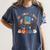 100 Days In The Books Celebration Retro School Women's Comfort Colors T-Shirt Moss