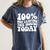 100 Not Leaving The House Today Introverts Women's Comfort Colors T-Shirt Moss