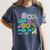 1980s 80's Baby 1990s 90's Made Me Birthday Nostalgia Vibes Women's Comfort Colors T-Shirt Moss