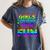 80's Girls Just Wanna Have Fun Nostalgia 1980s Style Premium Tri-Blend Women's Comfort Colors T-Shirt Moss