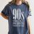 The 90s I'd Go Back For Five Minutes Nostalgia Quote Women's Comfort Colors T-Shirt Moss