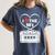 90s Nostalgia Cassette Heart Retro I Love The 90s Women's Comfort Colors T-Shirt Moss