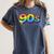 90s Retro Pop Art Rainbow Lips Nostalgia Costume 90s Women's Comfort Colors T-Shirt Moss 90s Retro Pop Art Rainbow Lips Nostalgia Costume 90s Women's Comfort Colors T-Shirt Moss