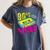 90's Vibe Retro Style Cassette Tape Nostalgia 1990s Party Premium Tri-Blend Women's Comfort Colors T-Shirt Moss