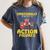 Action Figure Collector Comic Books Women's Comfort Colors T-Shirt Moss