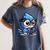 Adorable Book Lover Blue Jay With Reading Glasses Cute Raglan Baseball Tee Women's Comfort Colors T-Shirt Moss