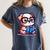 Adorable Book Lover Bulldog With Reading Glasses Cute Raglan Baseball Tee Women's Comfort Colors T-Shirt Moss Adorable Book Lover Bulldog With Reading Glasses Cute Raglan Baseball Tee Women's Comfort Colors T-Shirt Moss