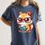 Adorable Book Lover Chipmunk With Reading Glasses Cute Premium Women's Comfort Colors T-Shirt Moss Adorable Book Lover Chipmunk With Reading Glasses Cute Premium Women's Comfort Colors T-Shirt Moss