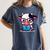 Adorable Book Lover Cow With Reading Glasses Cute Women's Comfort Colors T-Shirt Moss