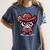 Adorable Book Lover Cowboy With Reading Glasses Cute Women's Comfort Colors T-Shirt Moss