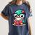 Adorable Book Lover Humming Bird With Reading Glasses Cute Women's Comfort Colors T-Shirt Moss