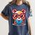 Adorable Book Lover Quokka With Reading Glasses Cute Women's Comfort Colors T-Shirt Moss