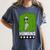 Alien Avoids Humans Sarcastic Introvert Humor Women's Comfort Colors T-Shirt Moss