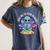 Alien Reader Reading Teacher Librarian Book Lover Women's Comfort Colors T-Shirt Moss