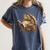 Alligator Snapping Turtle Reading A Book Women's Comfort Colors T-Shirt Moss