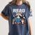 Animals Raccoon Reading Book Librarian Across America Kids Women's Comfort Colors T-Shirt Moss