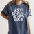 Anti Social Book Club Book Lover Reading Bookworm Reader Women's Comfort Colors T-Shirt Moss