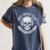 Anti Social Club Official Member Introvert Crest Women's Comfort Colors T-Shirt Moss
