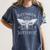 Antisocial Butterfly Introvert Death Head Moth Women's Comfort Colors T-Shirt Moss