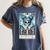 Antisocial Butterfly Tarot Card Introvert Women Stay Home Women's Comfort Colors T-Shirt Moss