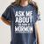 Ask Me About The Book Of Mormon Women's Comfort Colors T-Shirt Moss