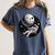 Astronaut Aesthetic Holding Moon Balloon Planets Introvert Women's Comfort Colors T-Shirt Moss