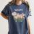 Awkward Turtle Upside Down Witty Comical Introvert Women's Comfort Colors T-Shirt Moss