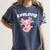 Axolovert Axolotl Humor Salamander Introvert Women's Comfort Colors T-Shirt Moss