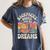 Backpacks Books And Big Dreams Cute Back To School Women's Comfort Colors T-Shirt Moss Backpacks Books And Big Dreams Cute Back To School Women's Comfort Colors T-Shirt Moss