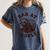Bad At People Ferret Introvert Saying Slogan Tee Women's Comfort Colors T-Shirt Moss
