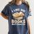 I Like Big Books And I Cannot Lie Book Reading Women's Comfort Colors T-Shirt Moss