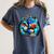 Book Dragon Reading Lover Women's Comfort Colors T-Shirt Moss