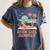 Book Girl Summer Book Reading Retro Sunset Women's Comfort Colors T-Shirt Moss