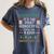 Book Lover Christmas Reader Ugly Sweater Tee Xmas New Year Women's Comfort Colors T-Shirt Moss