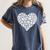 Book Lover Heart Shape Reading Librarian Library Teacher Women's Comfort Colors T-Shirt Moss Book Lover Heart Shape Reading Librarian Library Teacher Women's Comfort Colors T-Shirt Moss