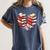 Book Lover Heart Shape Reading Librarian Valentine Men Women Women's Comfort Colors T-Shirt Moss